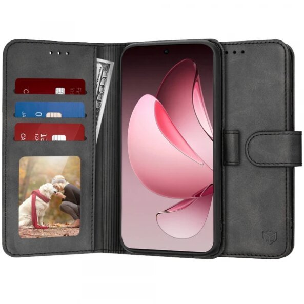 Husa pentru Oppo Reno13 Pro, Techsuit, Diary Book, Neagra