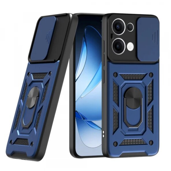Husa pentru Oppo Reno13, Techsuit, CamShield, Albastra