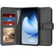 Husa pentru Oppo Reno13, Techsuit, Diary Book, Neagra