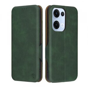 Husa pentru Oppo Reno13, Techsuit, Safe Wallet Plus, Verde