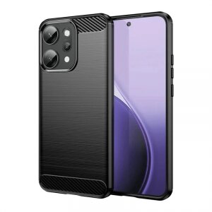 Husa pentru Oppo Reno14 Pro, Techsuit, Carbon, Neagra