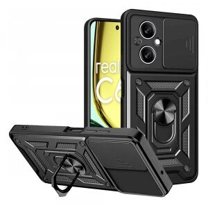 Husa pentru Realme C67 4G, Techsuit, CamShield, Neagra