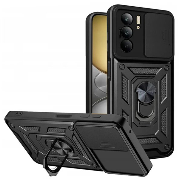 Husa pentru Realme C75 / 14x, Techsuit, CamShield, Neagra