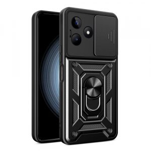 Husa pentru Realme Note 50 / C51, Techsuit, CamShield, Neagra