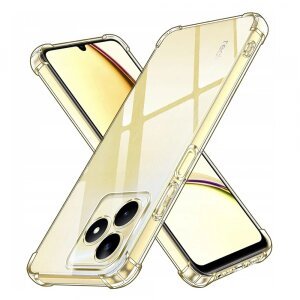 Husa pentru Realme Note 50 / C51, Techsuit, Shockproof Clear, Transparenta