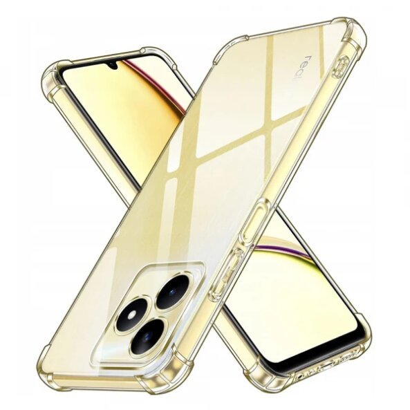 Husa pentru Realme Note 50 / C51, Techsuit, Shockproof Clear, Transparenta