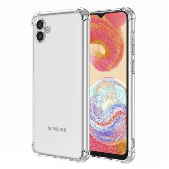 Husa pentru Samsung Galaxy A04e A042 / M04 M045, Techsuit, Shockproof Clear, Transparenta