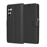 Husa pentru Samsung Galaxy A05s A057, Techsuit, Leather Folio, Neagra