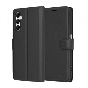 Husa pentru Samsung Galaxy A05s A057, Techsuit, Leather Folio, Neagra