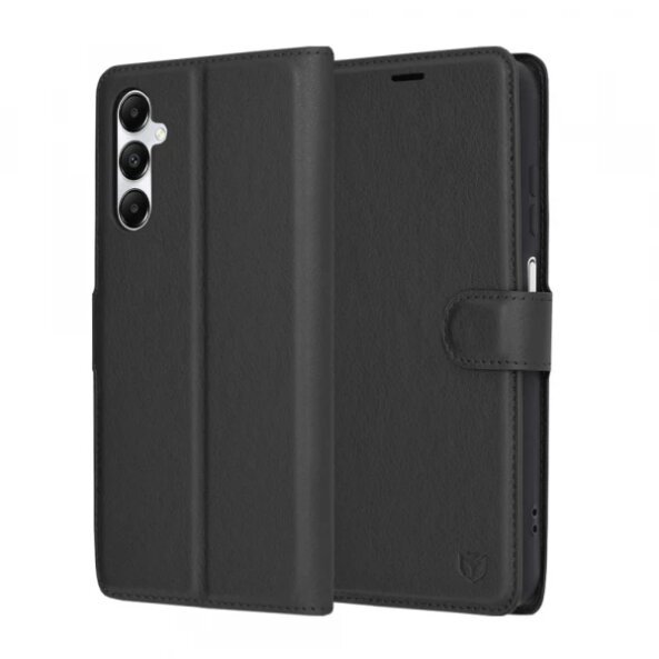 Husa pentru Samsung Galaxy A05s A057, Techsuit, Leather Folio, Neagra
