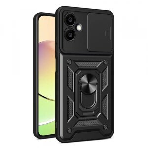 Husa pentru Samsung Galaxy A06 A065, Techsuit, CamShield, Neagra