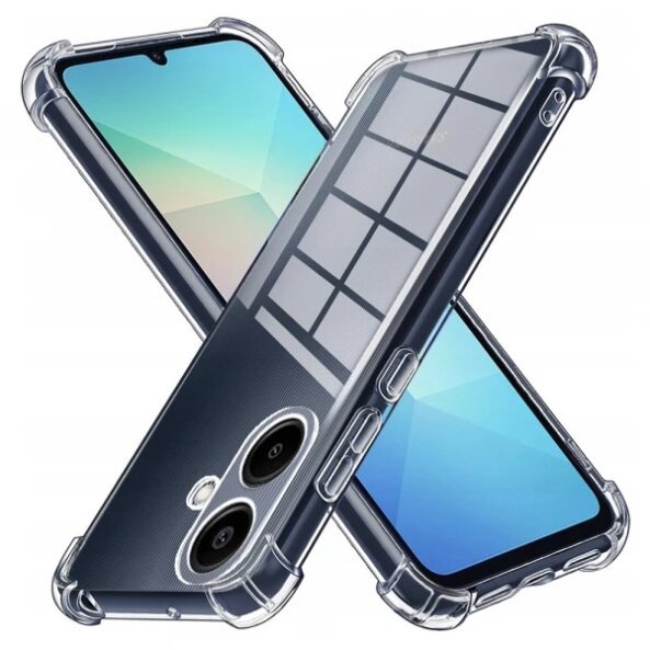 Husa pentru Samsung Galaxy A06 A065, Techsuit, Shockproof Clear, Transparenta