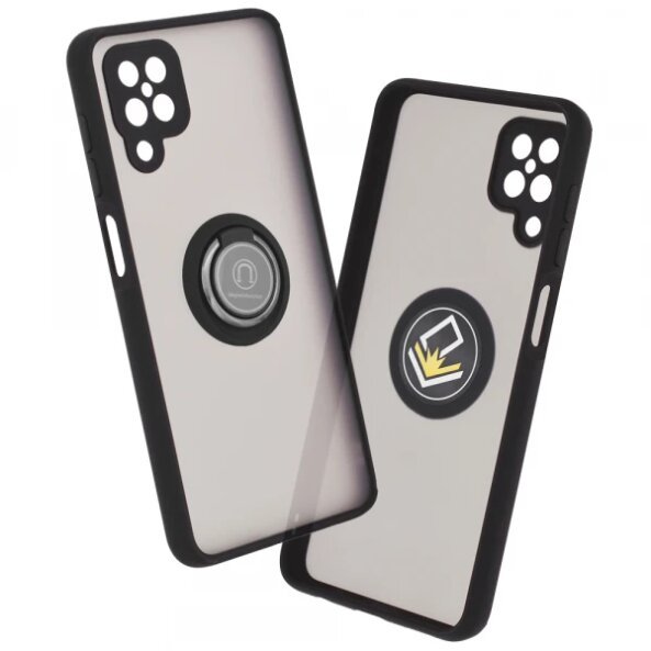 Husa pentru Samsung Galaxy A12 Nacho A127 / A12 A125, Techsuit, Glinth, Neagra