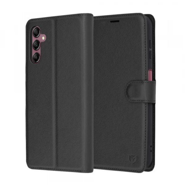 Husa pentru Samsung Galaxy A14 A145 / A14 5G A146, Techsuit, Leather Folio, Neagra