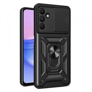 Husa pentru Samsung Galaxy A15 5G A156 / A15 A155, Techsuit, CamShield, Neagra