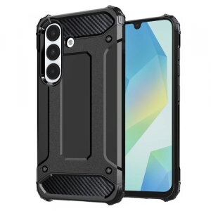 Husa pentru Samsung Galaxy A16 5G A166 / A16 4G A165, Techsuit, Hybrid Armor, Neagra