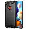 Husa pentru Samsung Galaxy A21s A217, Techsuit, Carbon, Neagra