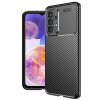 Husa pentru Samsung Galaxy A23 5G A236 / A23 A235, Techsuit, CarbonFiber, Neagra