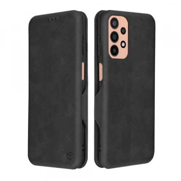 Husa pentru Samsung Galaxy A23 5G A236 / A23 A235, Techsuit, Safe Wallet Plus, Neagra
