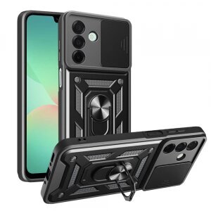 Husa pentru Samsung Galaxy A26 A266, Techsuit, CamShield, Neagra