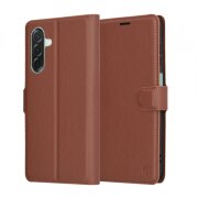 Husa pentru Samsung Galaxy A26 A266, Techsuit, Leather Folio, Maro
