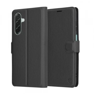 Husa pentru Samsung Galaxy A26 A266, Techsuit, Leather Folio, Neagra