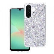 Husa pentru Samsung Galaxy A26 A266, Techsuit, Sparkly Glitter, Alba