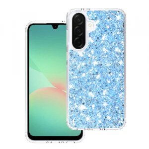 Husa pentru Samsung Galaxy A26 A266, Techsuit, Sparkly Glitter, Bleu
