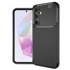 Husa pentru Samsung Galaxy A35 5G A356, Techsuit, CarbonFiber, Neagra