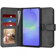 Husa pentru Samsung Galaxy A36 A366, Techsuit, Diary Book, Neagra