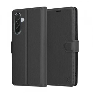 Husa pentru Samsung Galaxy A36 A366, Techsuit, Leather Folio, Neagra