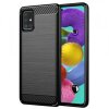 Husa pentru Samsung Galaxy A51 A515, Techsuit, Carbon, Neagra