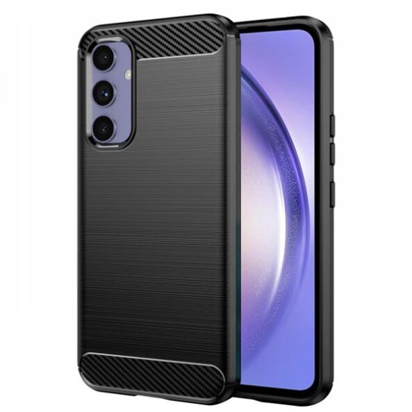 Husa pentru Samsung Galaxy A54 A546, Techsuit, Carbon, Neagra