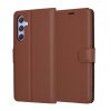 Husa pentru Samsung Galaxy A54 A546, Techsuit, Leather Folio, Maro