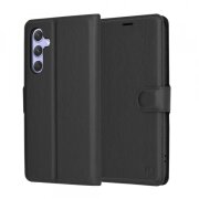 Husa pentru Samsung Galaxy A54 A546, Techsuit, Leather Folio, Neagra