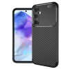 Husa pentru Samsung Galaxy A55 5G A556, Techsuit, CarbonFiber, Neagra