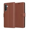 Husa pentru Samsung Galaxy A56 A566, Techsuit, Leather Folio, Maro