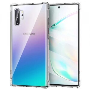 Husa pentru Samsung Galaxy Note 10+ 5G N976 / Note 10+ N975, Techsuit, Shockproof Clear, Transparenta