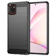 Husa pentru Samsung Galaxy Note10 Lite N770, Techsuit, Carbon, Neagra
