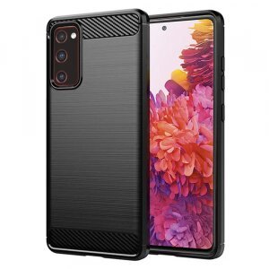 Husa pentru Samsung Galaxy S20 FE 5G G781 / S20 FE G780, Techsuit, Carbon, Neagra