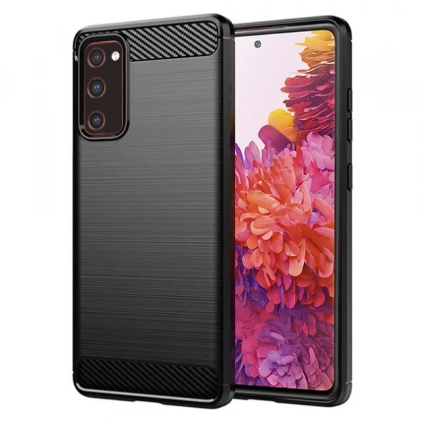 Husa pentru Samsung Galaxy S20 FE 5G G781 / S20 FE G780, Techsuit, Carbon, Neagra