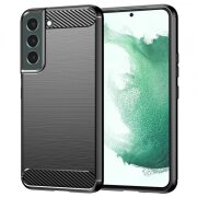 Husa pentru Samsung Galaxy S22+ 5G S906, Techsuit, Carbon, Neagra