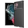 Husa pentru Samsung Galaxy S22 Ultra 5G S908, Techsuit, CarbonFiber, Neagra