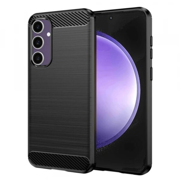 Husa pentru Samsung Galaxy S23 FE S711, Techsuit, Carbon, Neagra