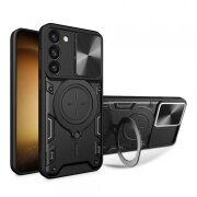 Husa pentru Samsung Galaxy S23 S911, Techsuit, CamGuard Pro, Neagra