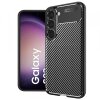 Husa pentru Samsung Galaxy S23 S911, Techsuit, CarbonFiber, Neagra