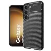 Husa pentru Samsung Galaxy S23+ S916, Techsuit, CarbonFiber, Neagra