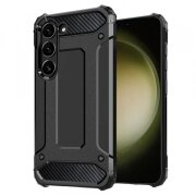 Husa pentru Samsung Galaxy S23+ S916, Techsuit, Hybrid Armor, Neagra