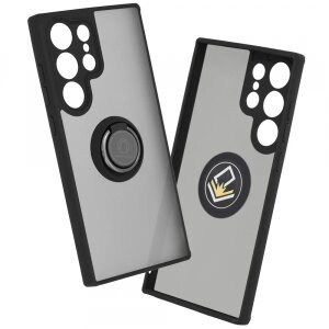 Husa pentru Samsung Galaxy S23 Ultra S918, Techsuit, Glinth, Neagra