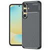 Husa pentru Samsung Galaxy S24 FE S721, Techsuit, CarbonFiber, Neagra
